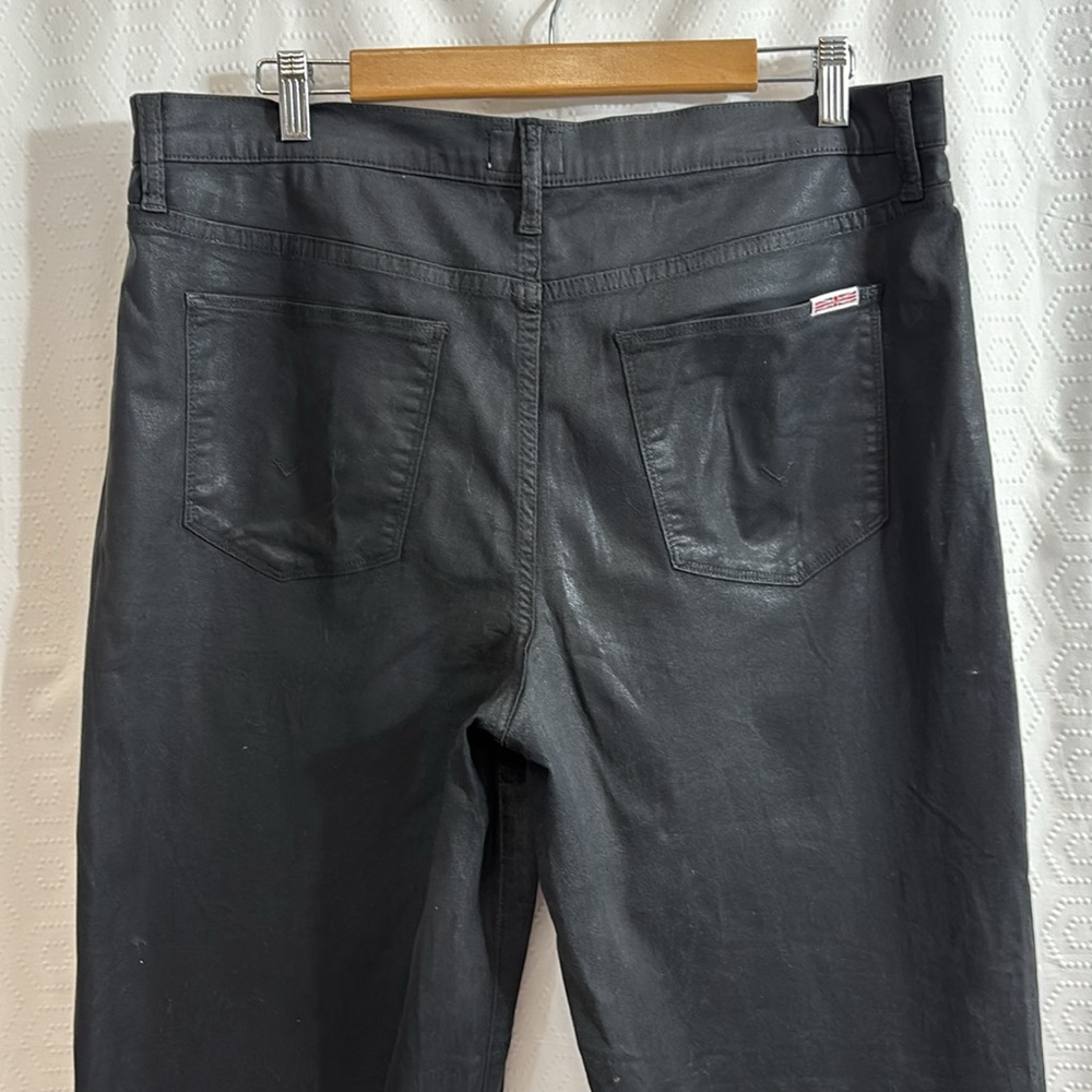 Hudson high rise wide leg crop ankle Jean by Hudson jeans coated - Picture 10 of 11